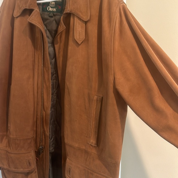Orvis Leather Overcoat - Picture 4 of 7